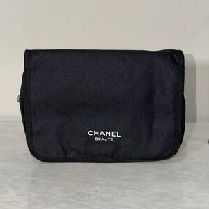 Chanel Black  Makeup Bag